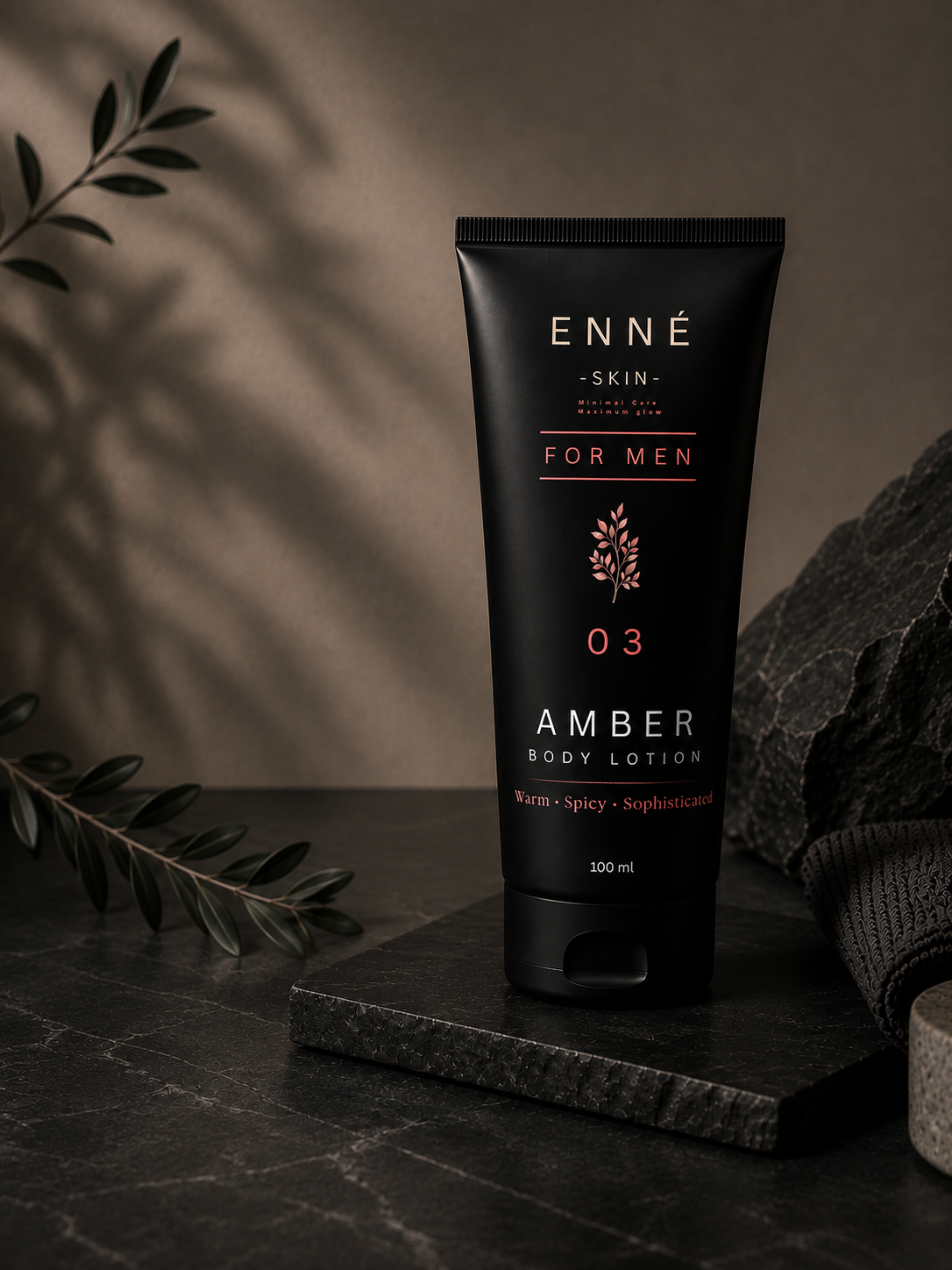 ENNÉ SKIN AMBER — Men's Body Lotion