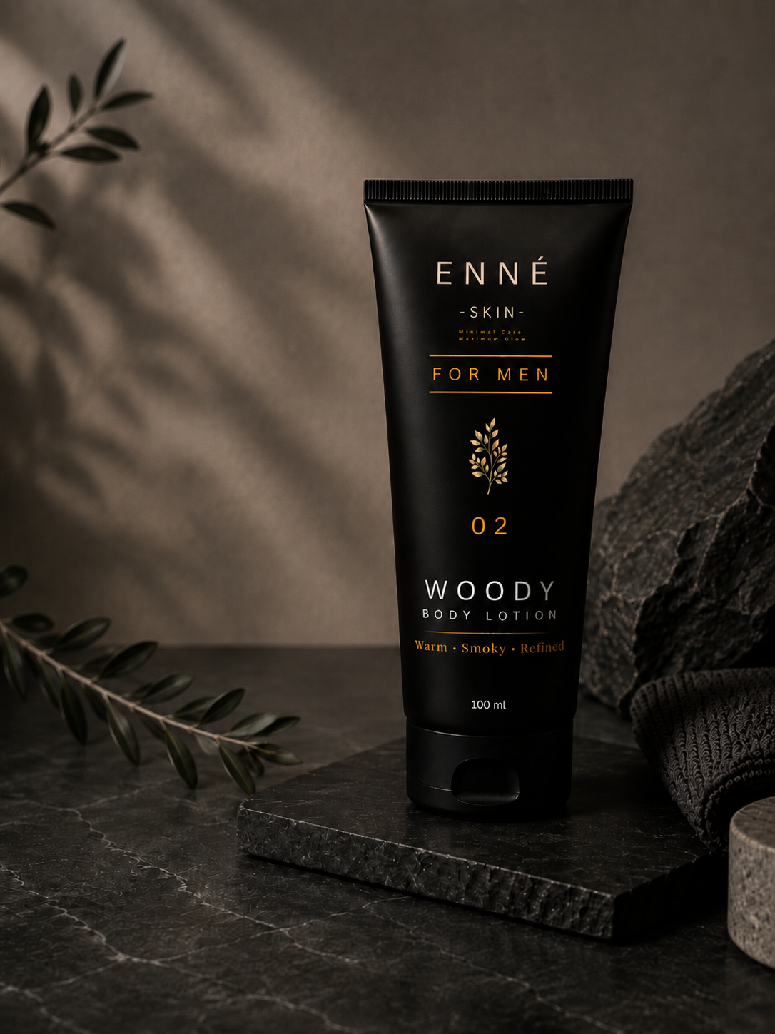 ENNÉ SKIN WOODY — Men's Body Lotion